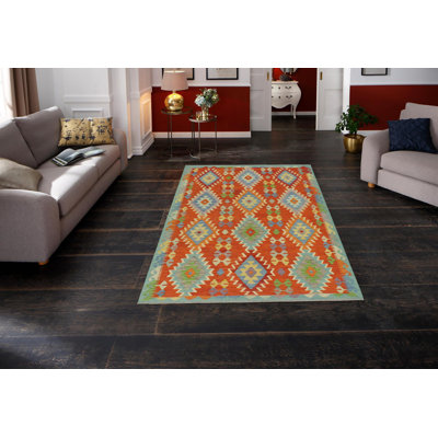 Keltin Wool Geometric Rug