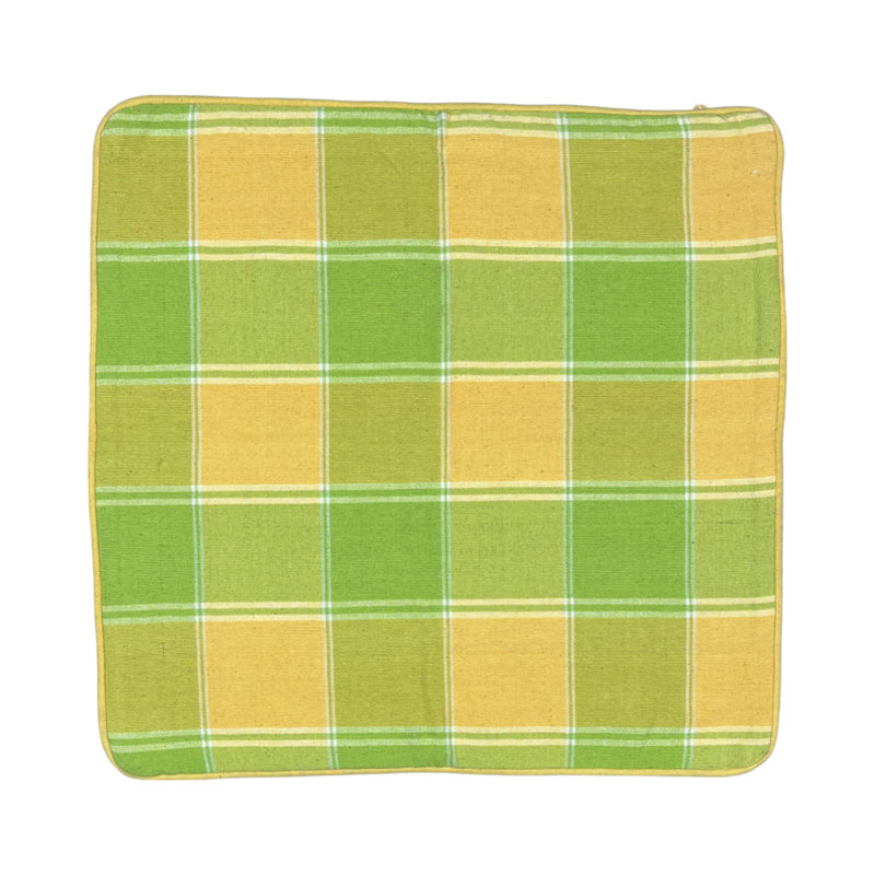 Cipolla Plaid Square Cushion