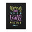 Worry Ends When Faith Begins 2 Corinthians 5:7 - Wrapped Canvas Print-388368558-388368559