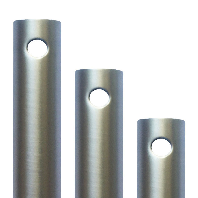 Down Rod, 12" H x 0.75" W x 0.75" D, Matte Nickel