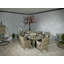 Wentworth 6 - Person Wicker Patio Dining Set with Oval Table , Cushions Included