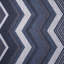 Tapis bleu à zigzag Abani Parker PAR160A-1708032095