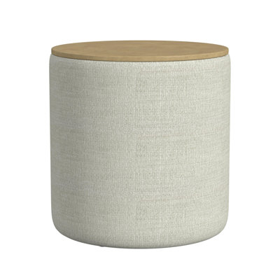 Azara Upholstered Polyester Storage Ottoman