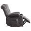 Fauteuil inclinable de massage surdimensionné à bascule pivotant - chauffage lombaire, deux porte-gobelets, port USB, adulte-486796171