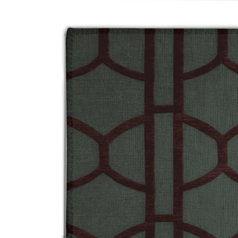 Tapis gris intérieur et extérieur Trellis, Rectangulaire 8 pi x 10 pi