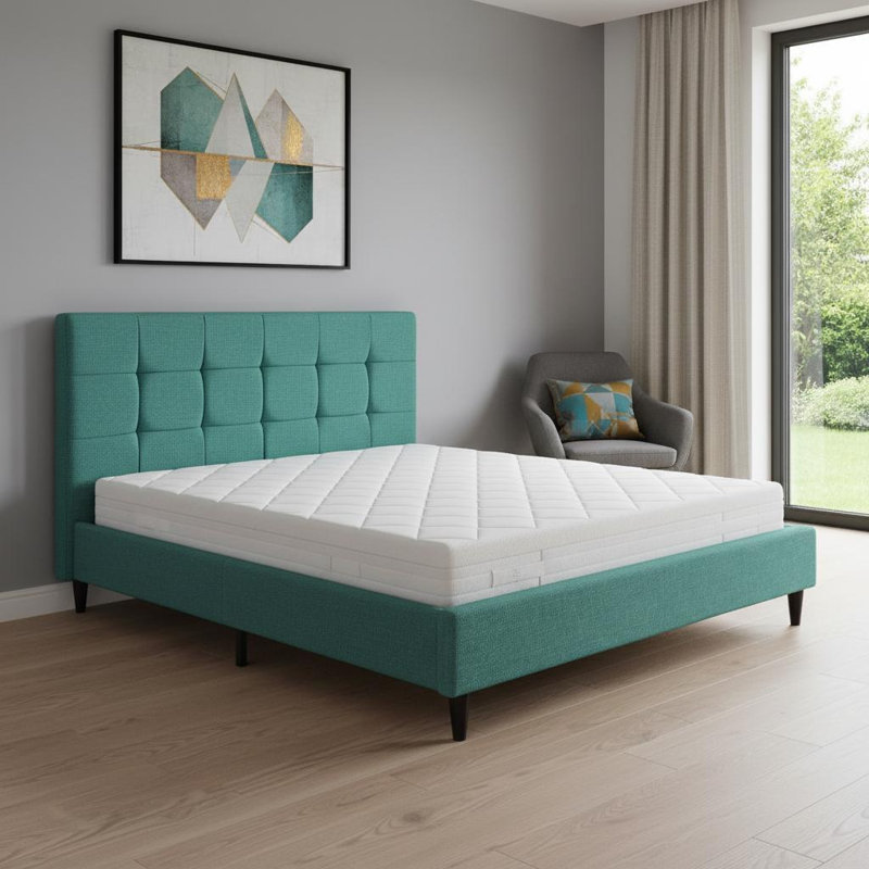  Lit plateforme tapissier Madison