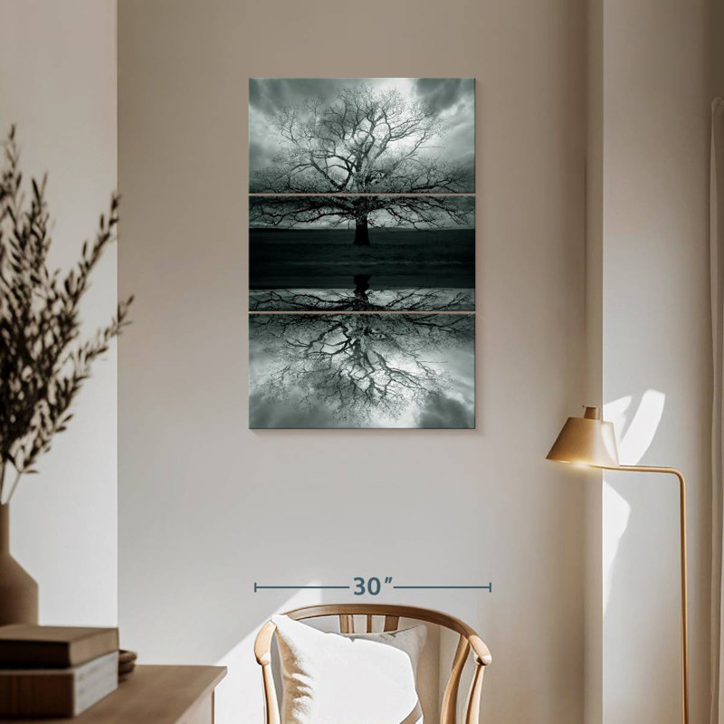 Hitzel Haunted Tree Reflection, 57'' H x 36'' W