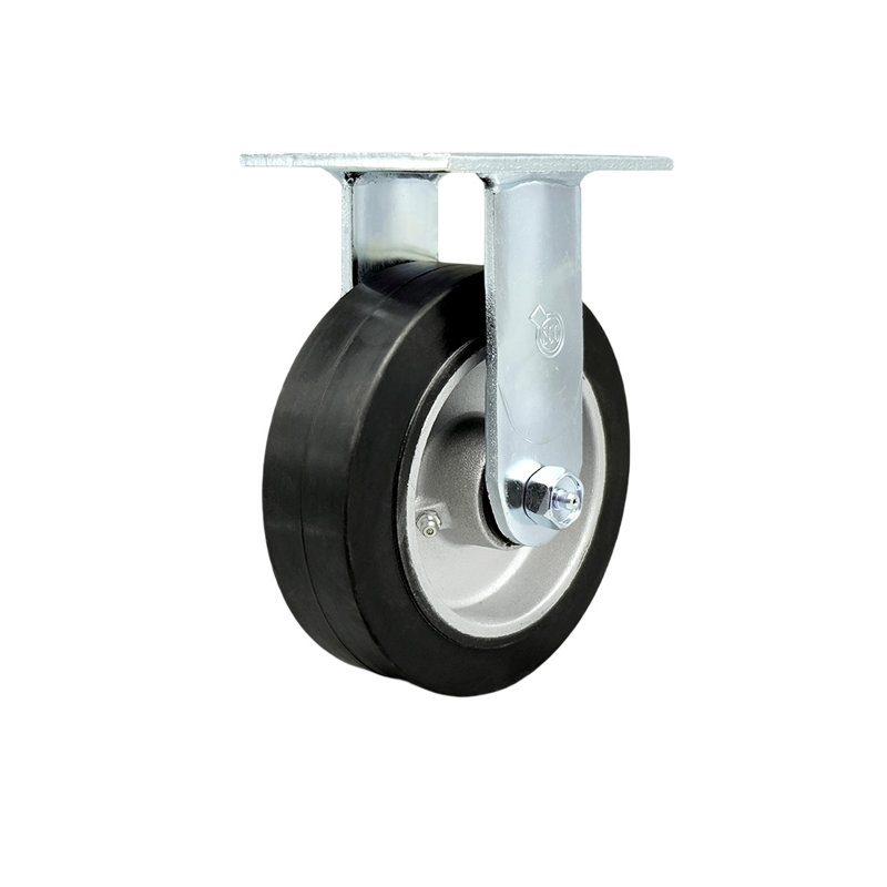Rubber on Aluminum Caster