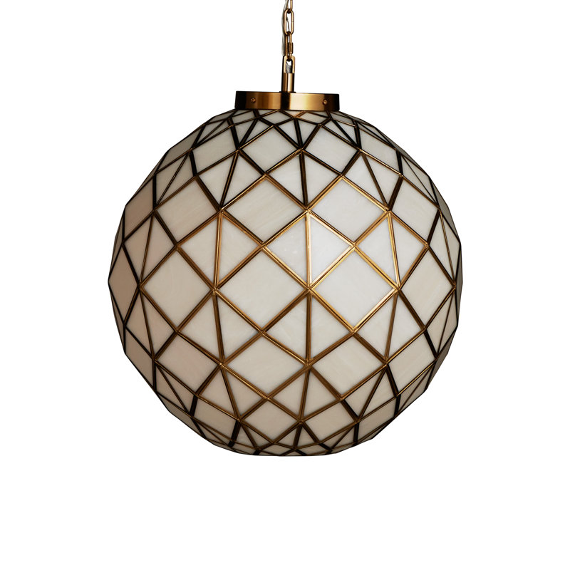 Polyhedron 1 - Light Pendant, 97.5" H x 20.5" W x 20.5" D