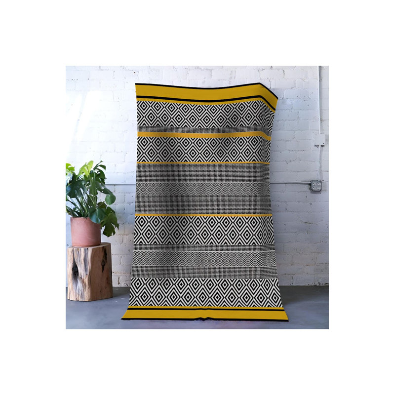 Tapis décoratif lavable à la machine, Sous-tapis rectangulaire 5 pi 1 po x 7 pi 7 po inc