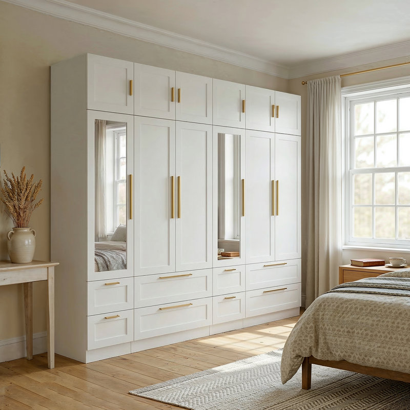Grande armoire l 94,4 po, Blanc