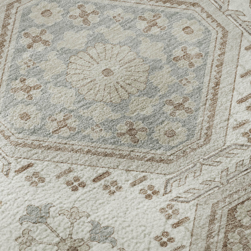 Tapis de qualité supérieure Sykora AMF1442 lavable à la machine, Rectangle 10 pi x 14 pi