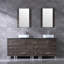 Ensemble de meuble-lavabo double l 62,4 "avec miroir