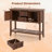 Buffet Sideboard Cabinet Entryway Console Table with 2 Doors and 2 Drawers Brown-1849609019