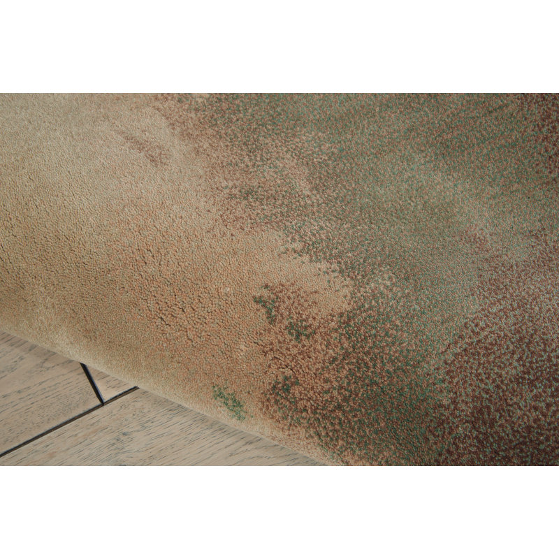Wool Abstract Indoor Rug, Rectangle 4' x 6'