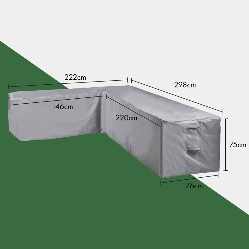 The Storm L-Shape Garden Sofa Cover