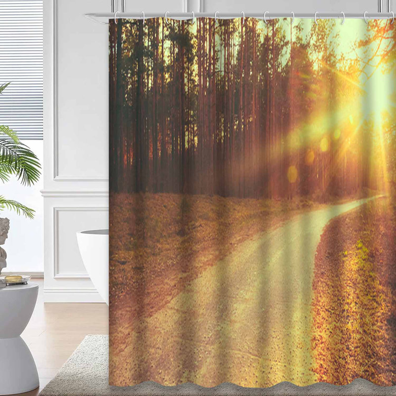 Rideau de douche Forest Dawn, L 72 po x l 84 po