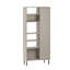 Tahereh Curved 5 Tier Tall Bookcase With 1 Door – 175.5 Cm-1795216595