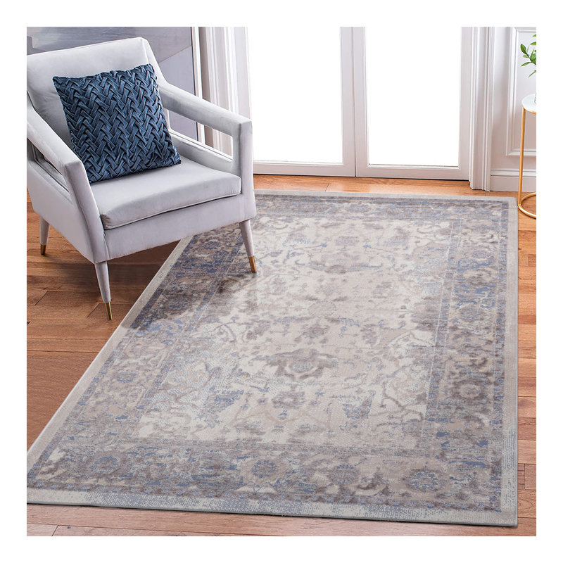 Collection 8X10 Brown/Beige /Traditional Non-Shedding Living Room Bedroom Dining Home Office Stylish and Stain Resistant Area Rug