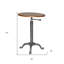 Table de bout ronde 22 po en fer industriel et industriel-101921508-101921511