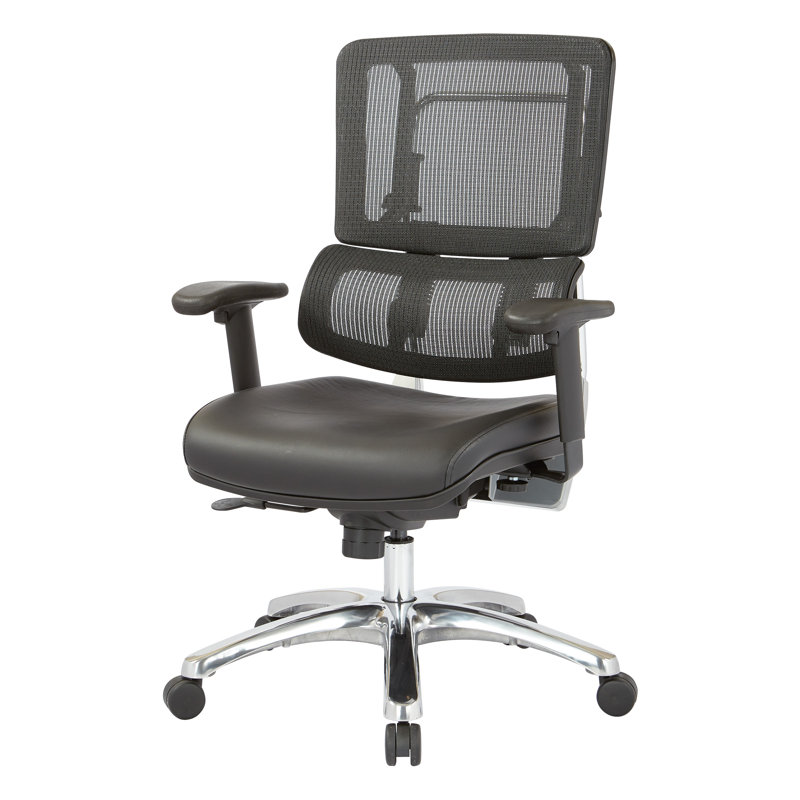 Chaise de travail ergonomique Pro-Line II, Noir, Noir / argent