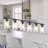 Barrile 6 - Light Matte Black Kitchen Island Pendant Linear Light Fixture Island Lights for Kitchen