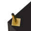 Armoire noire à quatre portes Atkinson, 59,48 po. Rangement spacieux, fabrication. Fabriqué en plastique. Options polyvalentes. Armoire noire de 59,48 po. Rangement élégant. De la maison