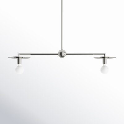 2 - Light Dimmable Kitchen Island Chandelier