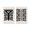Ensemble de 2 motifs tribaux modernes en noir