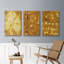 Turmeric Sunrise I, ensemble de 3 toiles encadrées sur toile-97946347-97946352