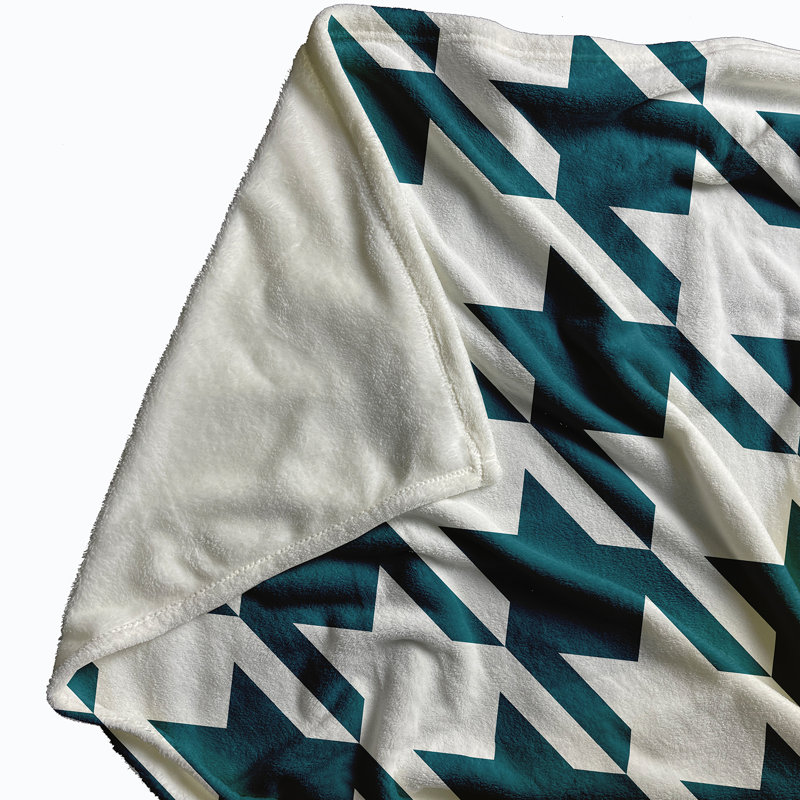 Edenbridge Plain Weave / Muslin Throw Blanket, Teal