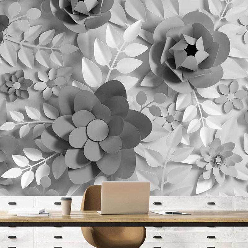 Peel & Stick Floral Border, 100" L x 144" W