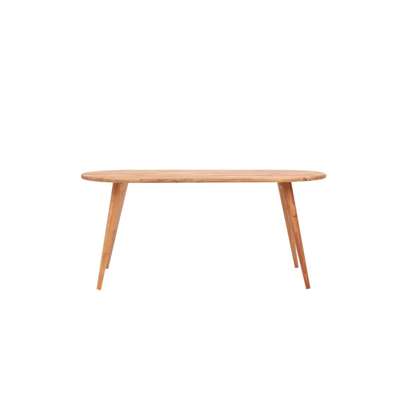 Ferro Beech Dining Table, 75cm H x 80cm L x 160cm W