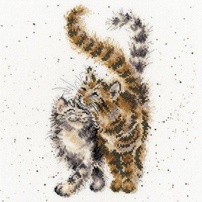 Trousse de point de croix comptée « Feline Good » de Bothy Threads XHD60