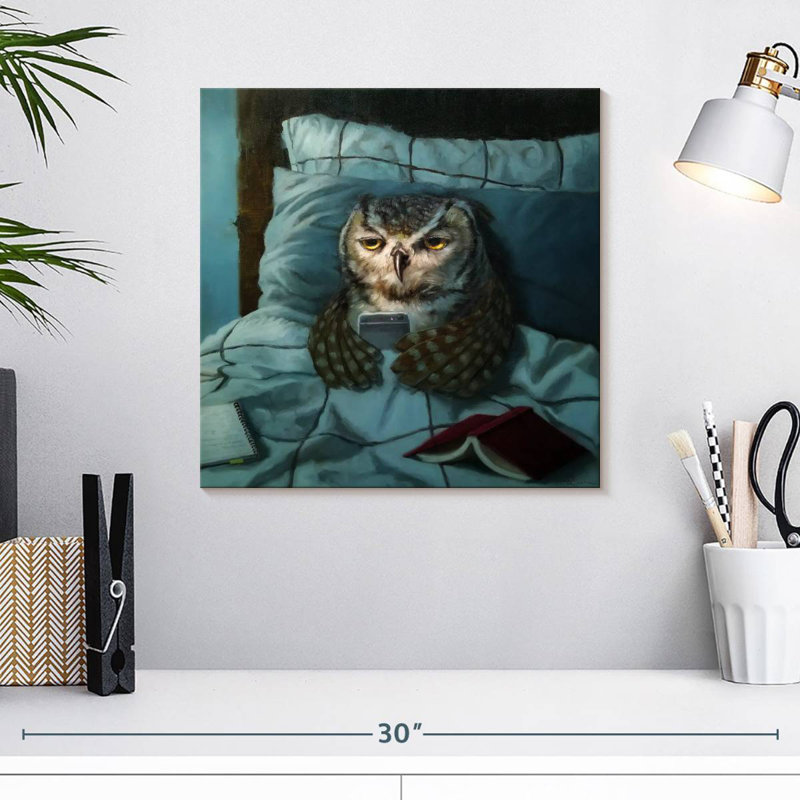 Ketti Bedroom Night Owl, 16" H x 16" W