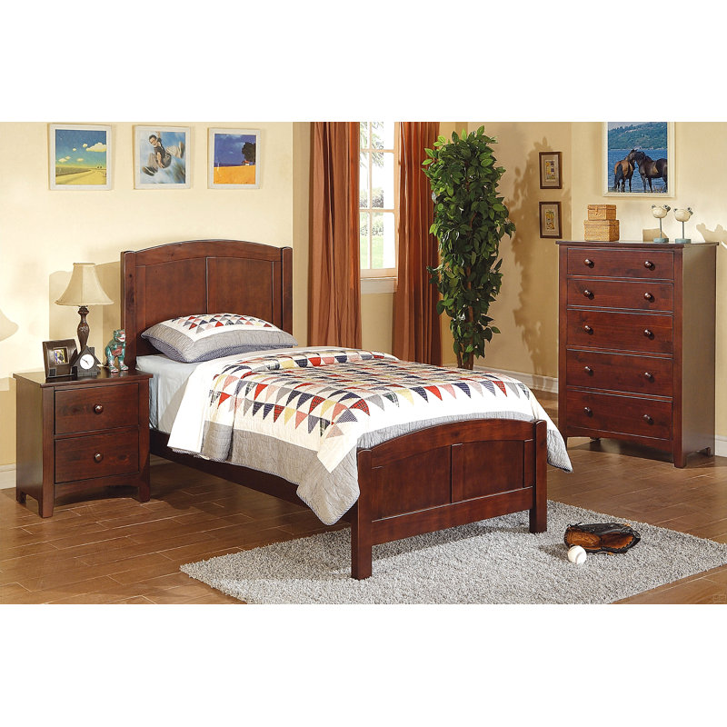 Commode 1 pièce 1 tiroir 5 pièces, Brun