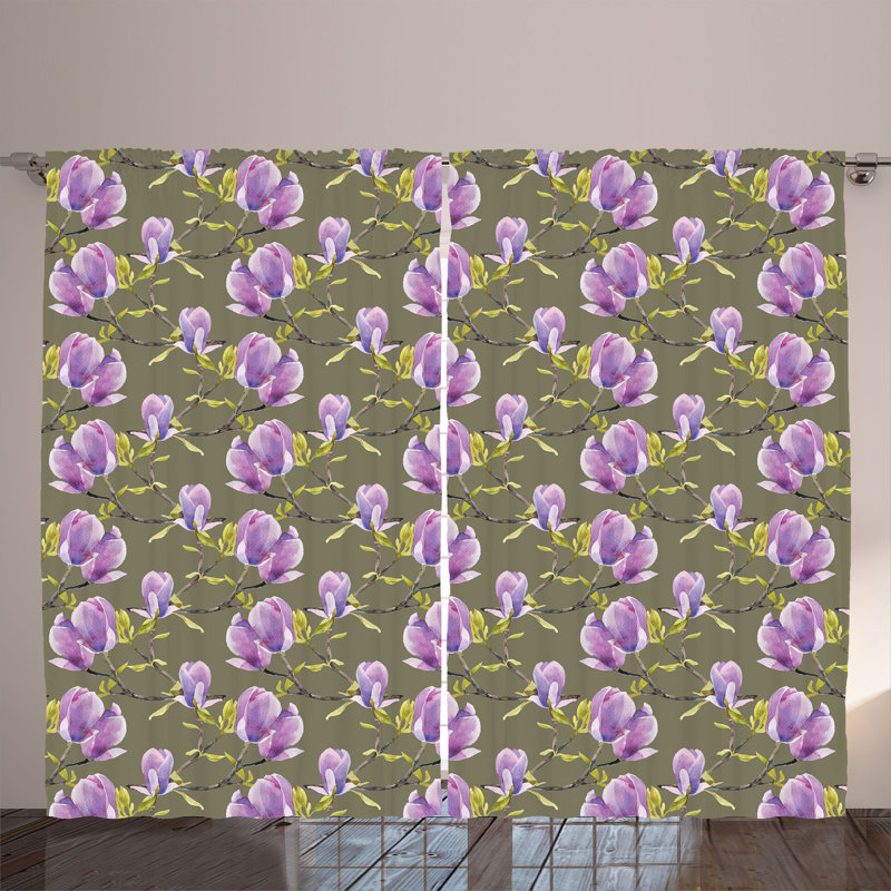 Semi Sheer Curtain Pair
