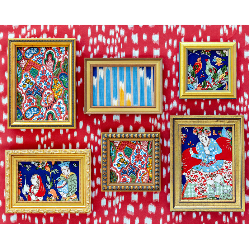 La Menagerie Les Touches Reverse 100% Cotton Fabric, Sky