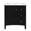Meuble-lavabo noir 30 po avec lavabo en céramique-1703481870
