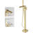 1 Handle Bathroom Freestanding Tub Filler with Diverter