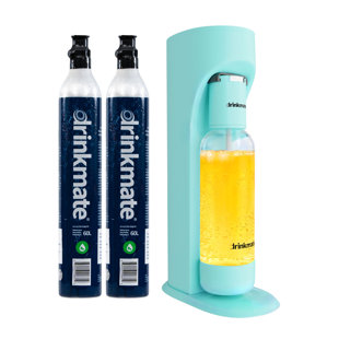 OmniFizz Drinks Carbonator with 2x60L CO2 Cylinders