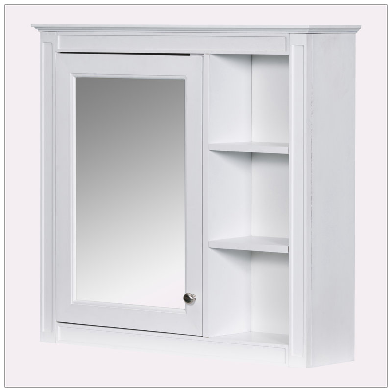 Pharmacie murale 30 "x 28", Blanc