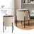 Modern Round Boucle Ottoman With Storage-169935288