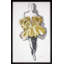 Gold Number Print
