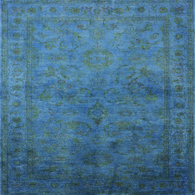 Tapis oriental bleu