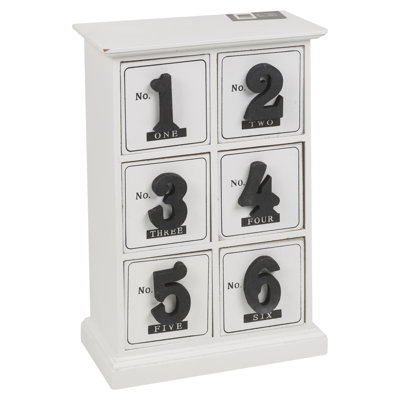 Gilby 30cm W 6 - Drawer Chest of Drawers