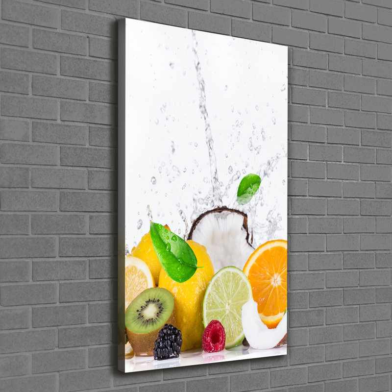 Fruits - Wrapped Canvas Print