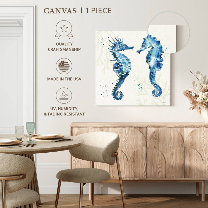 Brampt Deep Sea Seahorses, 16" H x 16" W