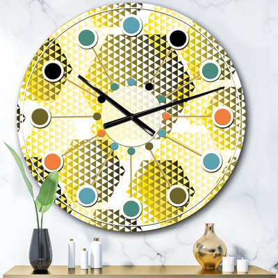 Horloge murale rétro Mid-Century