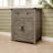 Compact Farmhouse Barn Door Storage Cabinet With Drawer-1829815363